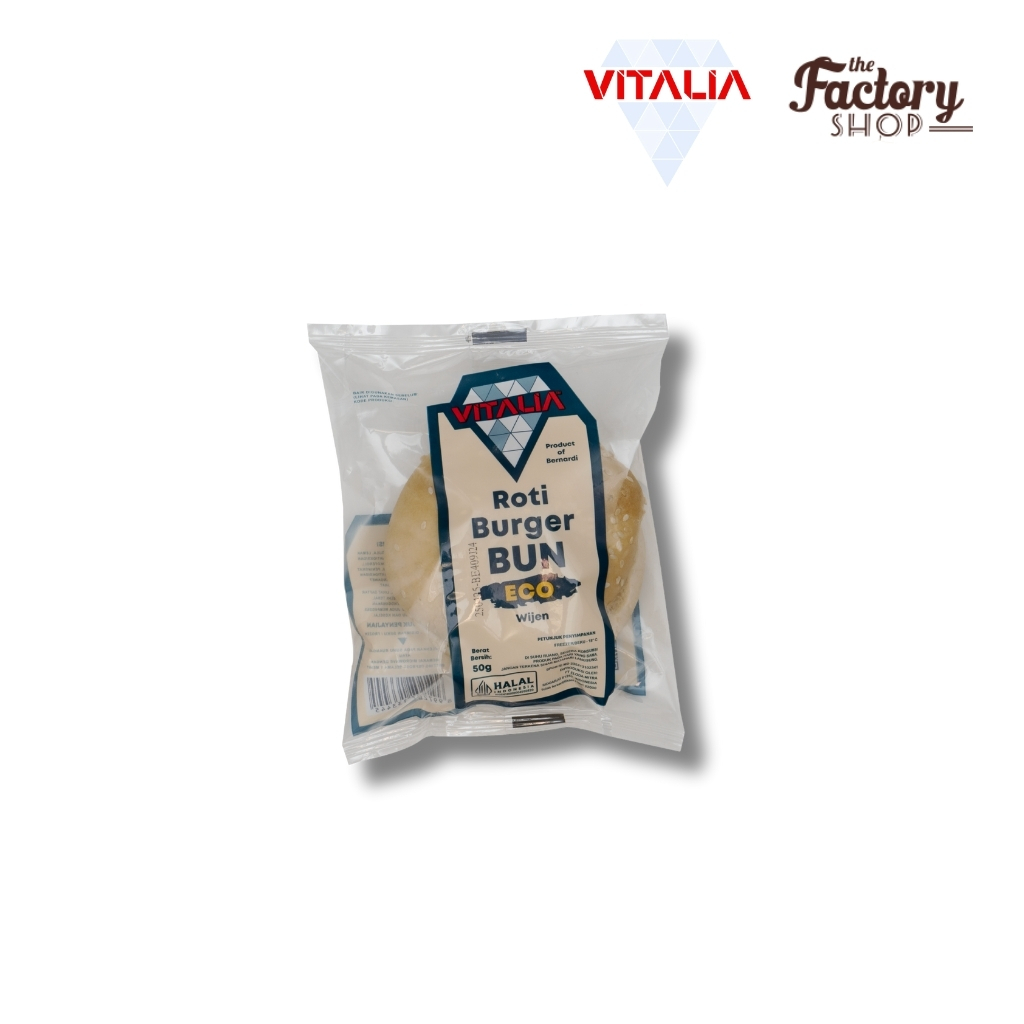 VITALIA ECO ROTI BURGER WIJEN INDIVIDUAL 50G (9930101003)