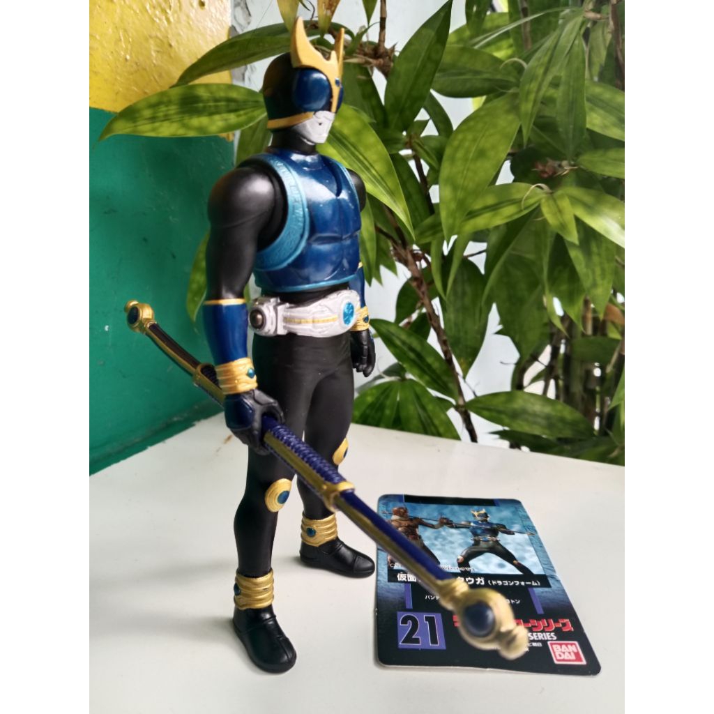 rhs kamen rider kuuga ( dragon form ) tinggi -+17cm ori bandai