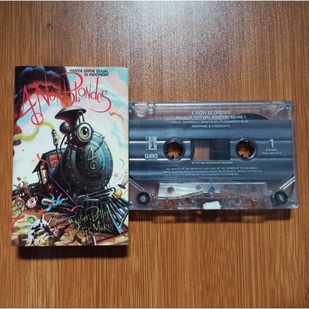 Kaset 4 Non Blondes - Bigger,Better,Faster,More 