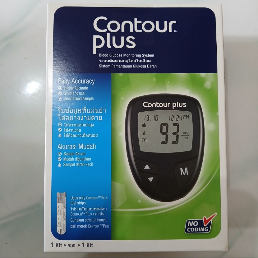 Contour Plus Alat Cek Gula Darah Contour Plus