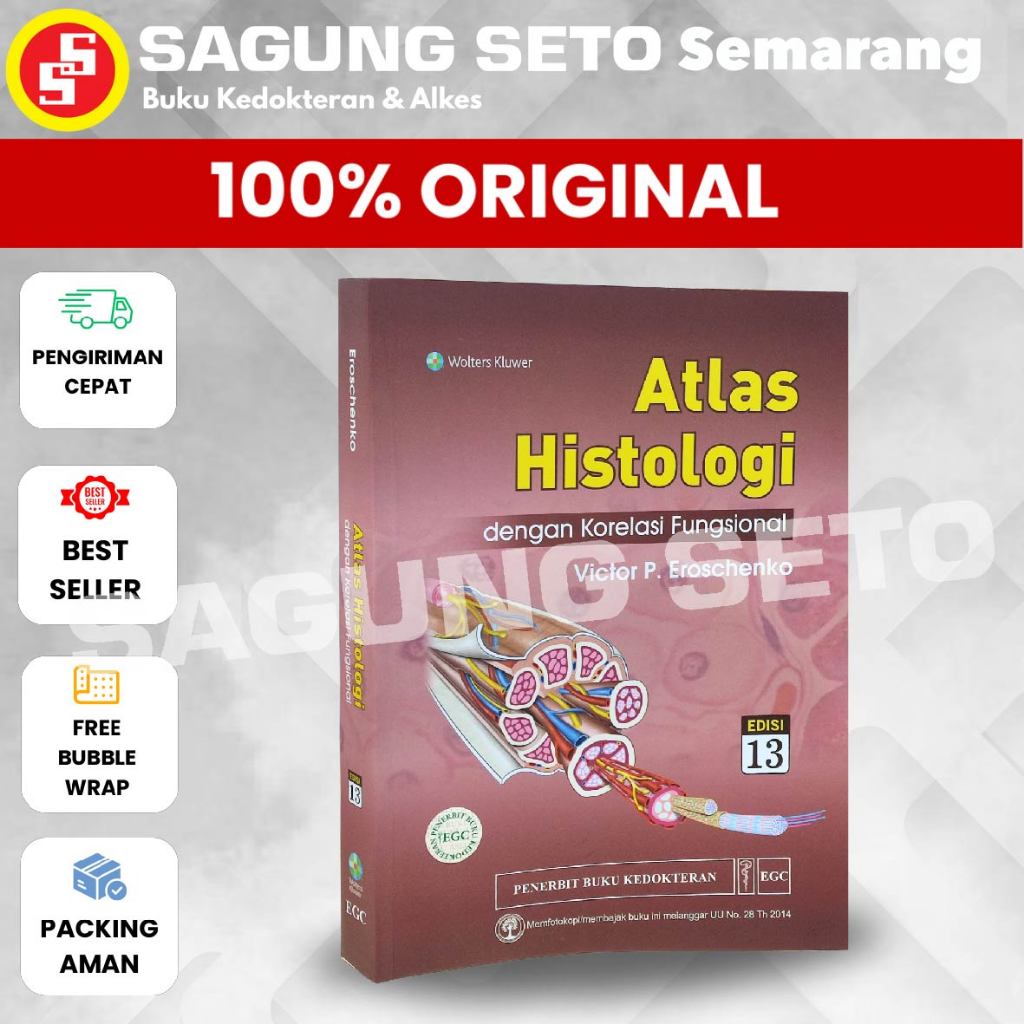 BUKU ATLAS HISTOLOGI DIFIORE EDISI 13 - VICTOR P. EROSCHENKO