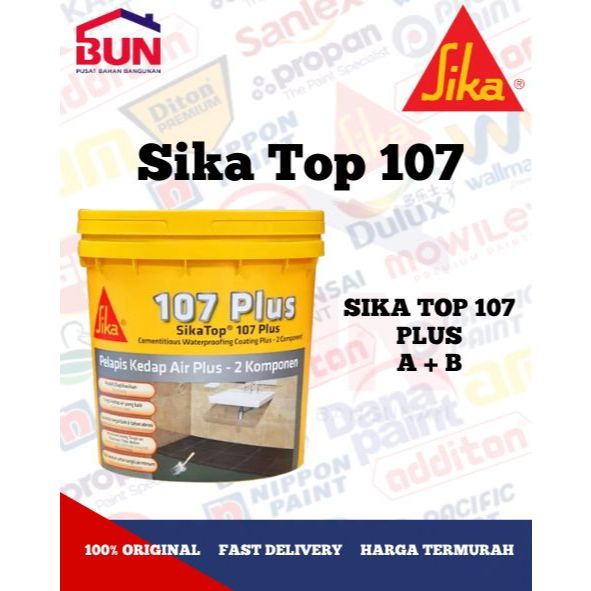 Sika Top 107 Plus 4kg SikaTop 107 Plus 4kg | Sika Pelapis Anti Bocor