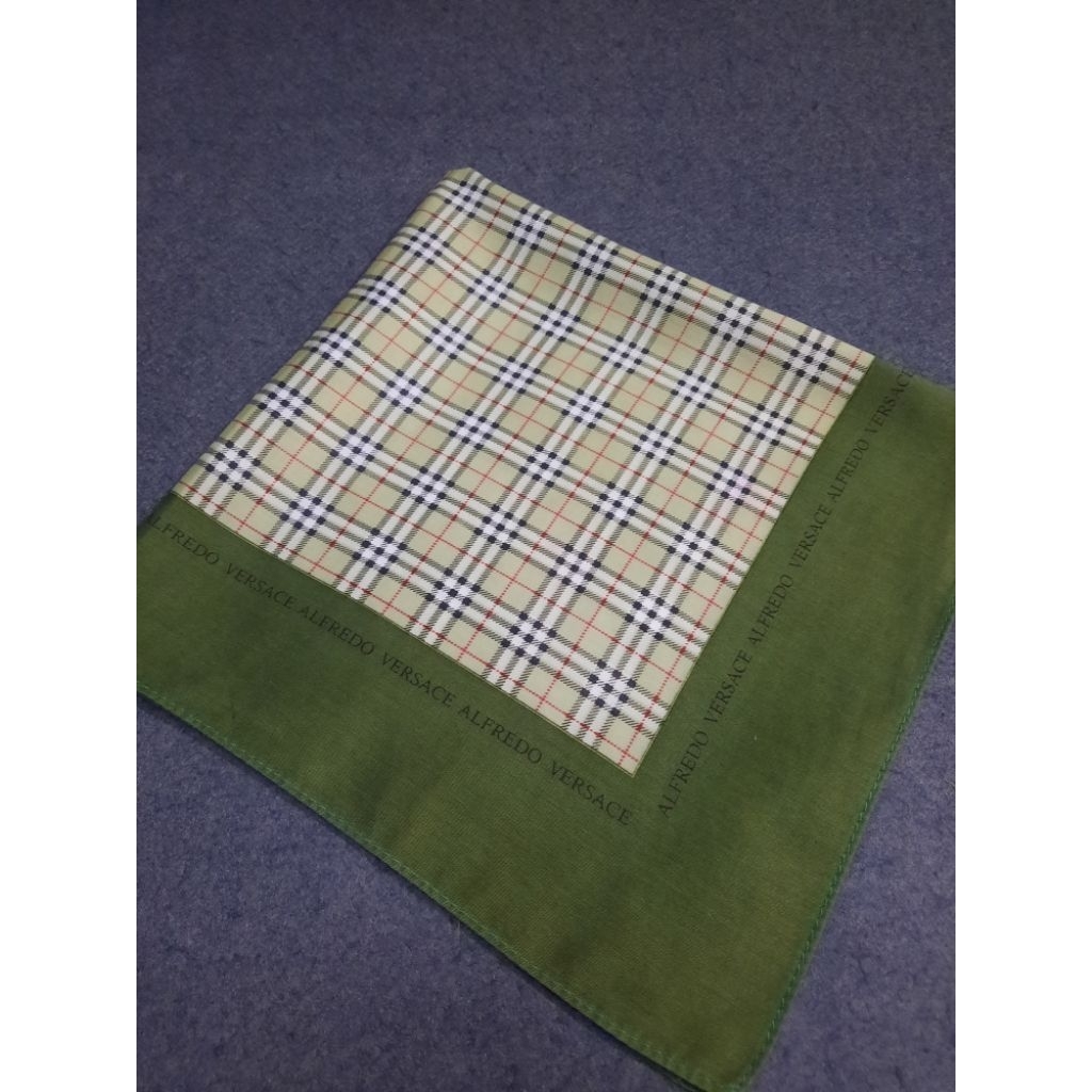 Saputangan Alfredo Versace Original Vintage Handkerchief for Men