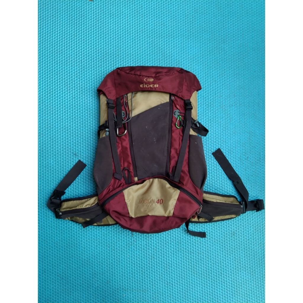 Carrier/Tas Gunung/Ransel Outdoor/Tas Hiking/Tas Pria Cowok Wanita Unisex Second ORI Brand EIDER