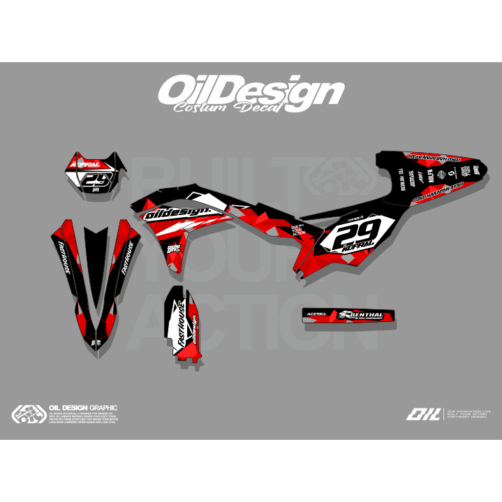 Decal Medium Body Kxf/Rmz