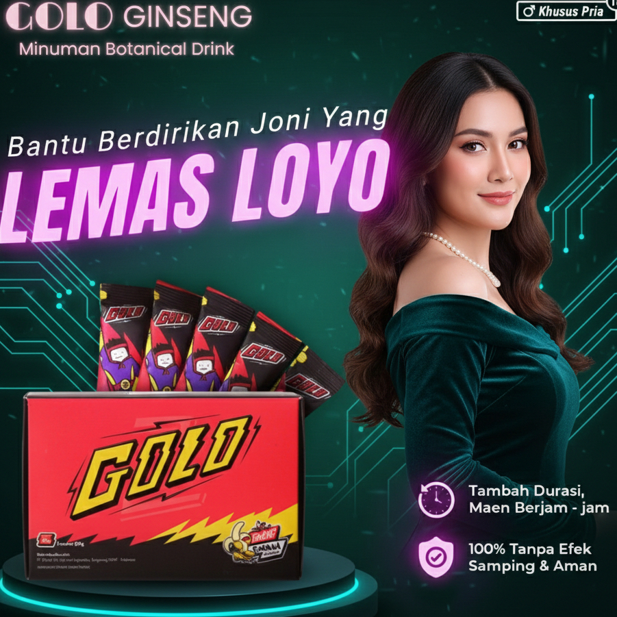 GOLO Ginseng Botanical 1 Box Privasi Aman
