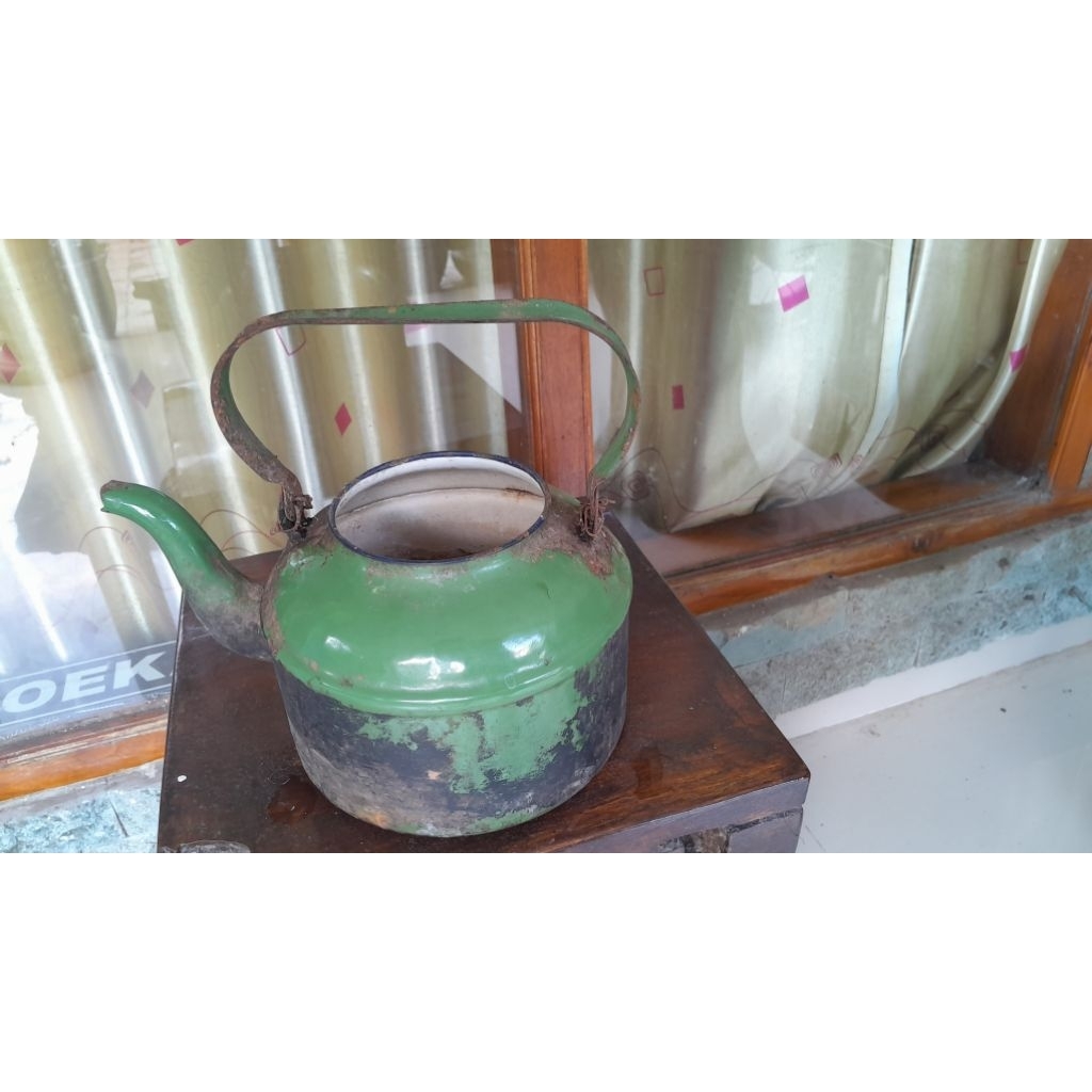 teko seng jadul bekas lawas