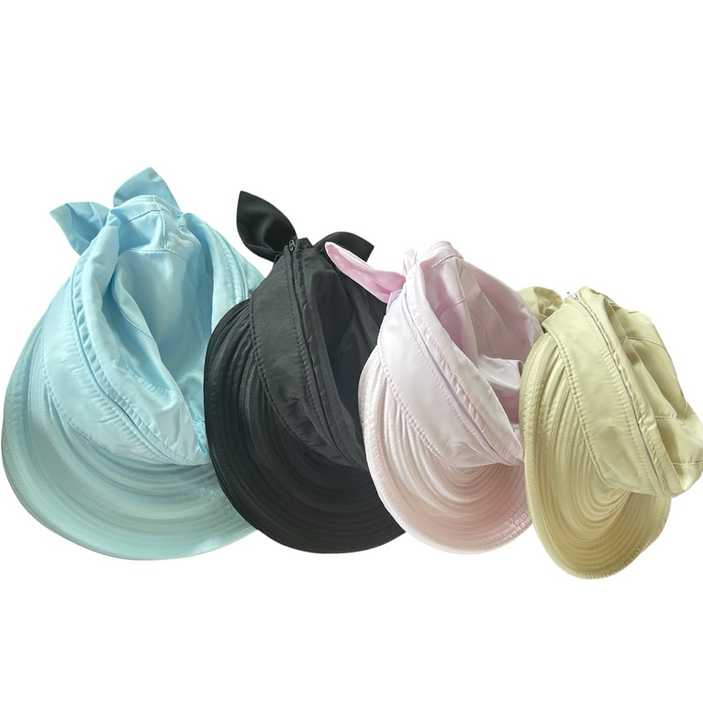 Topi Outdoor Serut Anti UV – Sun Hat Lipat Stylish Wanita