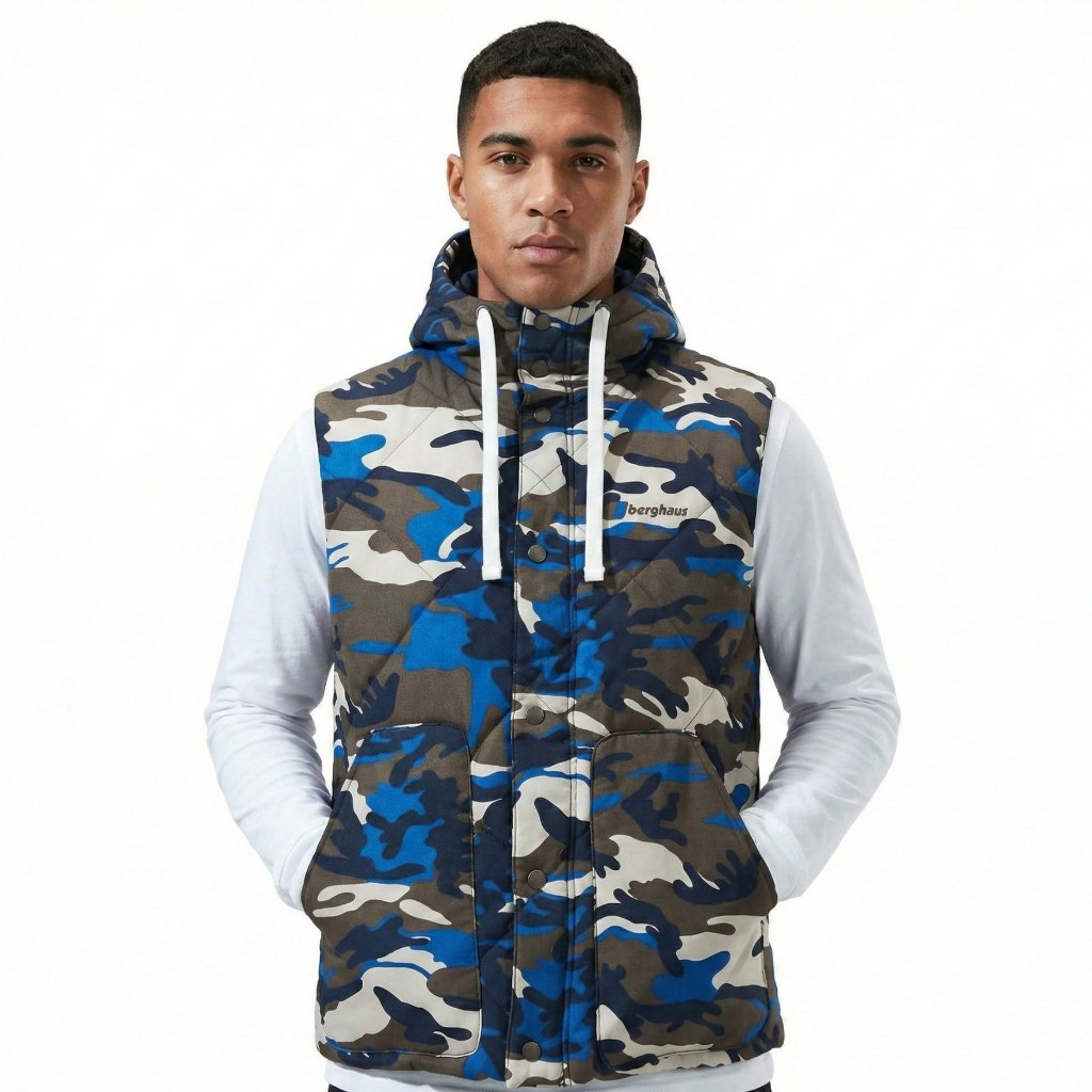 Rompi Motif Loreng Pria - Rompi Gunung Pria - Rompi Motor Pria