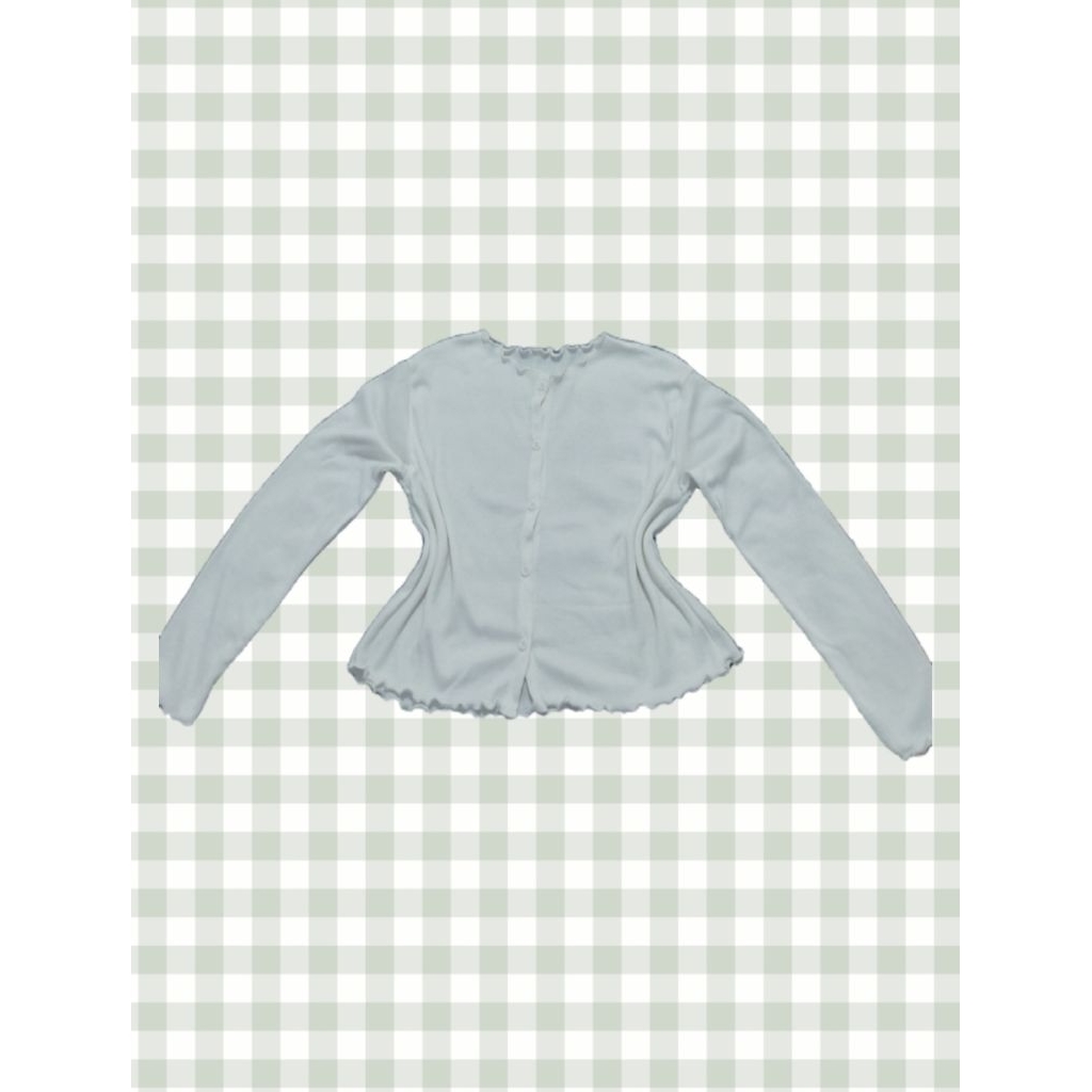 preloved cardigan putih