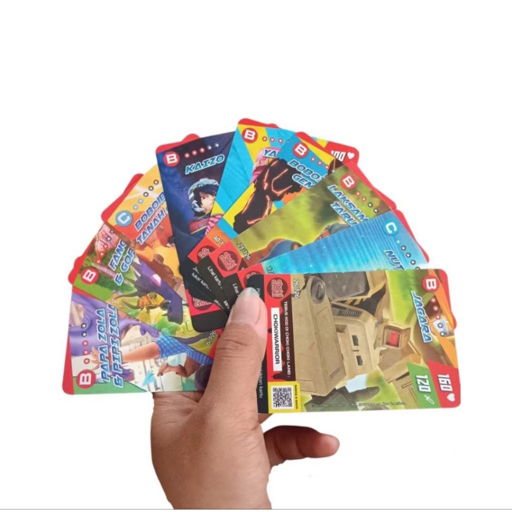 1 pcs Kartu Boboiboy Coki Coki Bisa Request Karakter