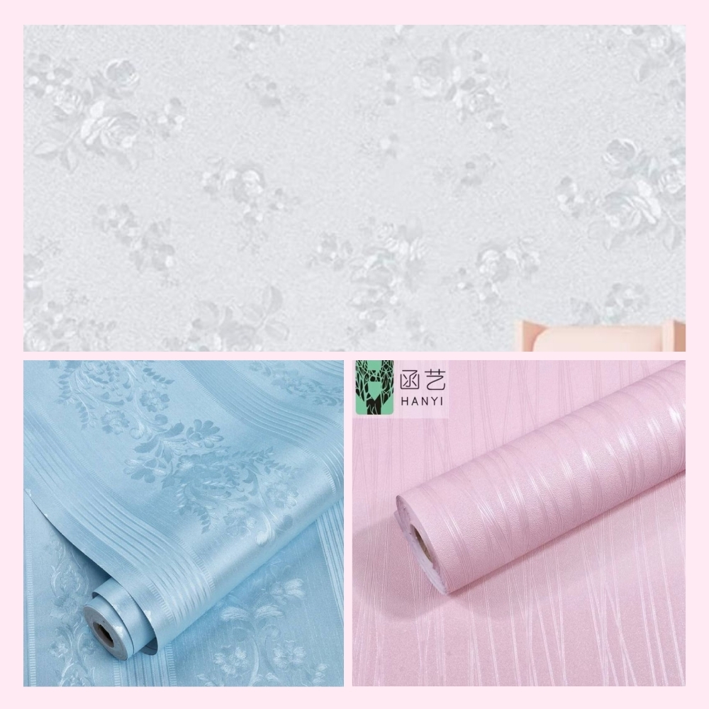 Wallpaper Dinding Hijau Polos Wallpaper Dinding Kamar Tidur Motif Embos Hijau Polos Wallpaper Dindin