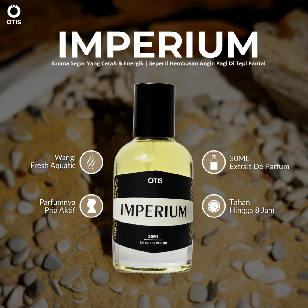 IMPERIUM Otis Parfum - Extrait De Parfum - Parfum Pria Fresh Aquatic Tahan Lama