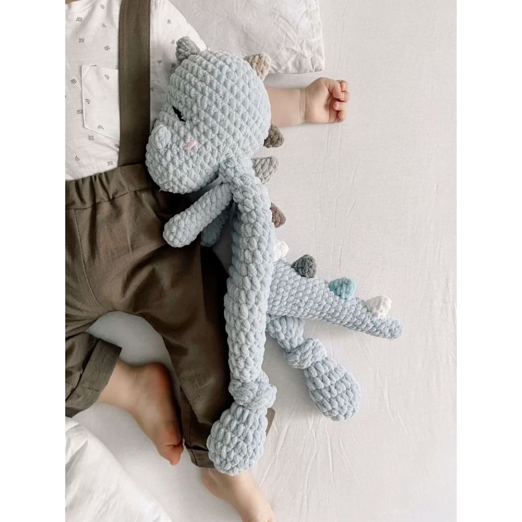 AMIGURUMI BONEKA RAJUT CROCHET BABY SNUGGLER BONEKA TEMAN TIDUR BAYI
