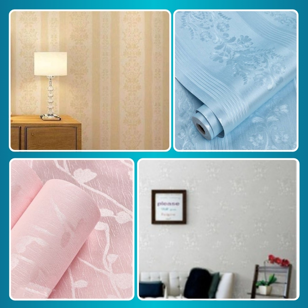 Wallpaper Dinding Kamar Tidur Wallpaper Emboss Wallpaper Embos Putih Wallpaper Ruang Tamu Elegant Me