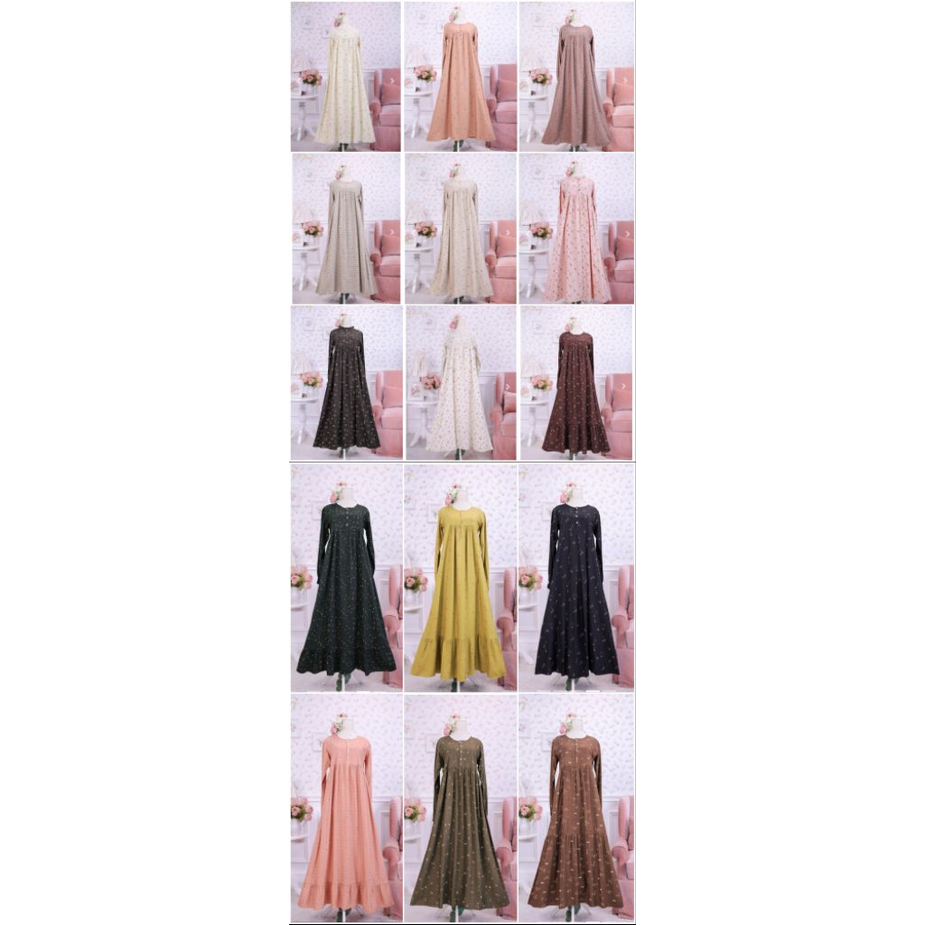 ditsy nightgown  februari  ( xs s m l xl xxl xxxl )