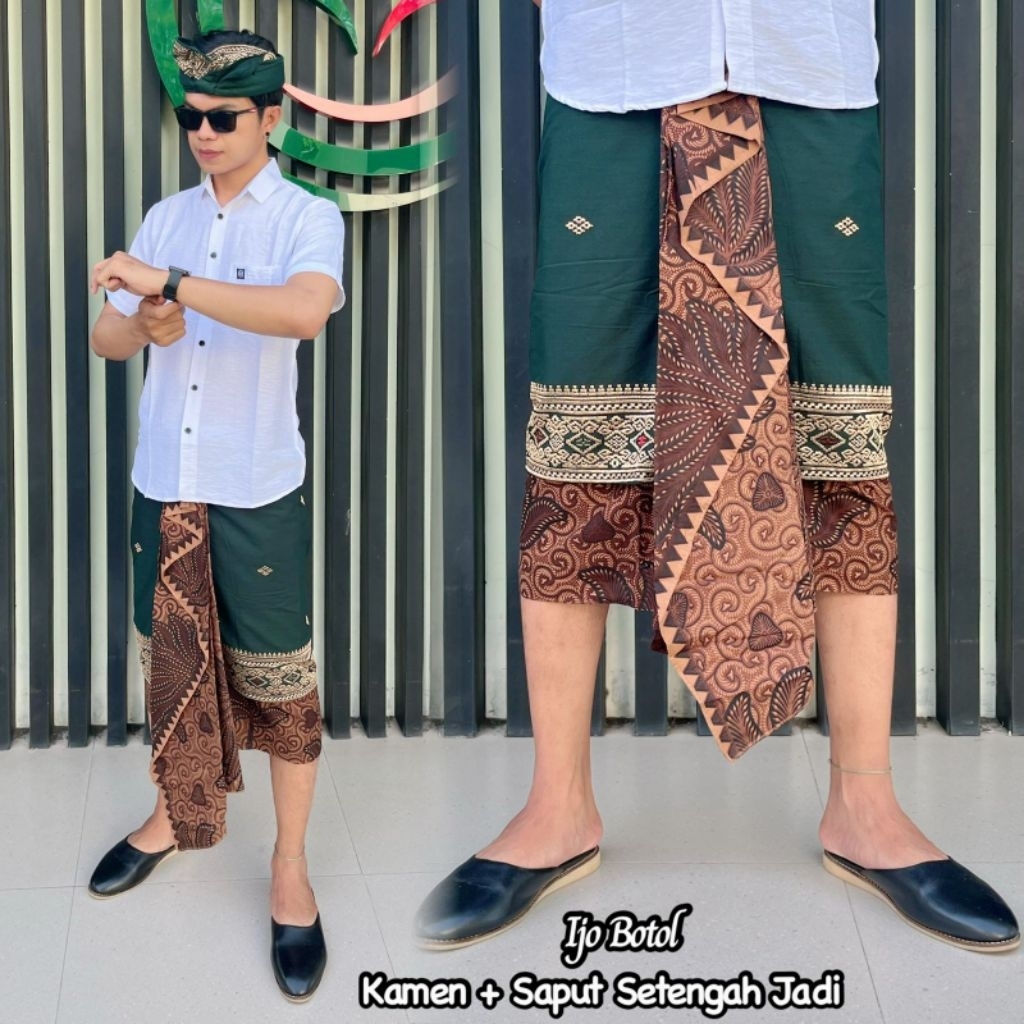 Kamen setengah jadi pria dewasa