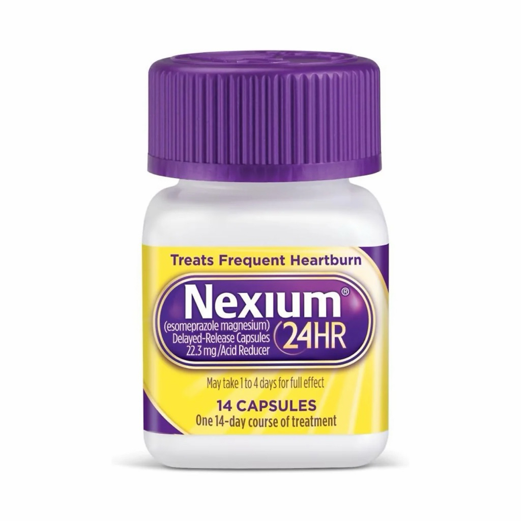 Nexium 24HR 14 Capsules Original Obat Asam Lambung GERD Isi 14 Kapsul (Exp 07/26)