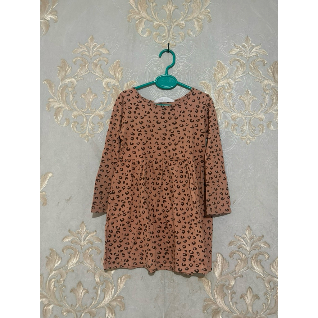 Preloved HM Dress Leopard Kids