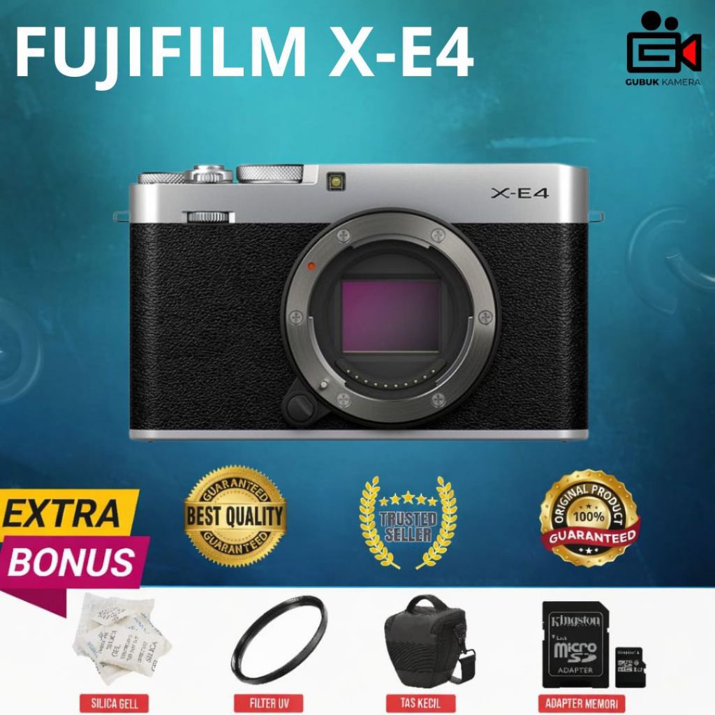 FUJIFILM XE4 X-E4 BODY ONLY (SECOND) NORMAL MULUS MURAH