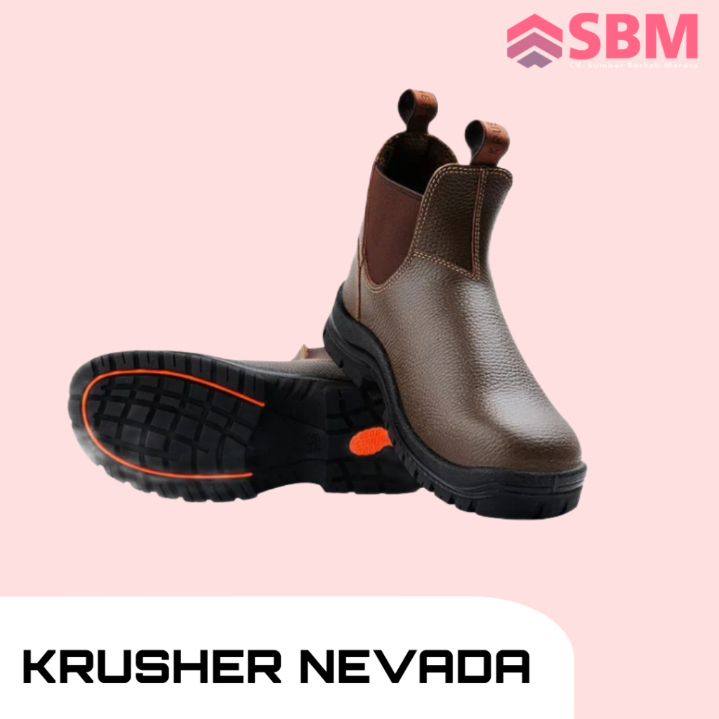 Sepatu Safety Krusher Nevada - Hitam