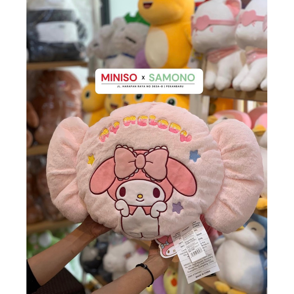 MINISO BONEKA BANTAL SANRIO / STITCH / ROTI
