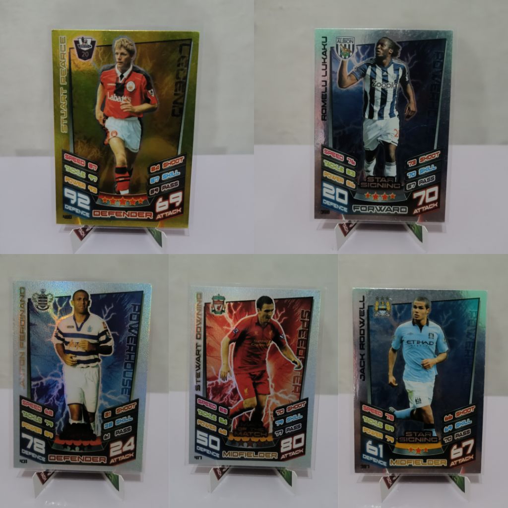 Kartu Bola (UPDATED 26 JUNI) Topps Match Attax Premier League 2012/13 Insert Manchester City, Chelse