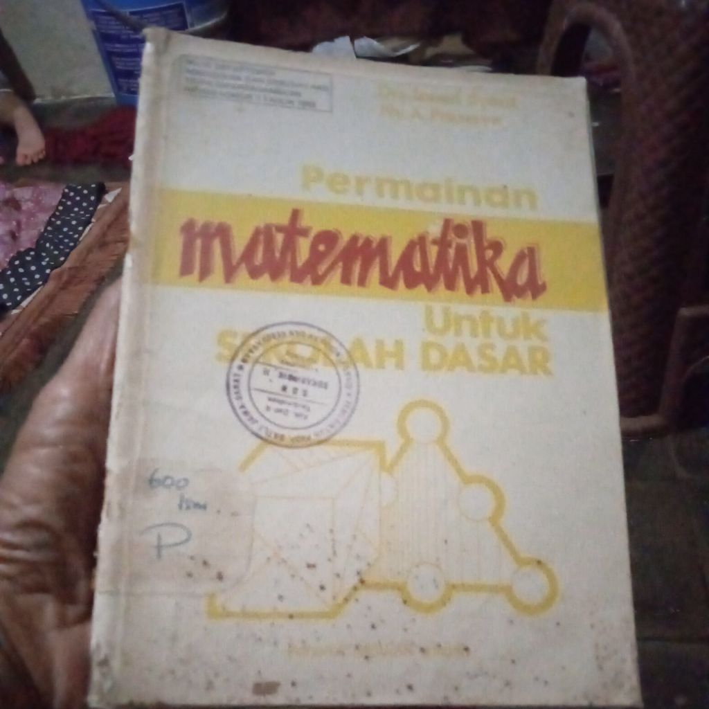 buku Permainan matematika untuk SD, buku original jadul