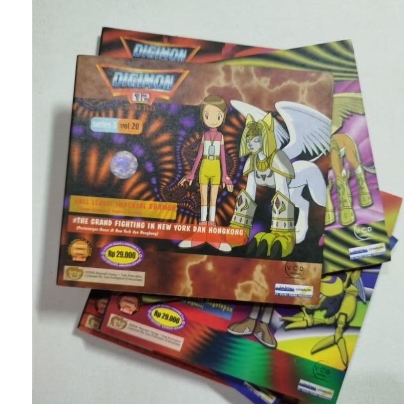 VCD DIGIMON 02 SERIES 3 VOL 20 21 22 23 24 25