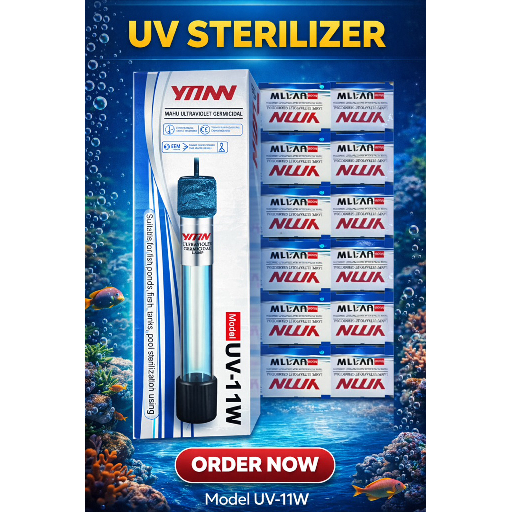 LAMPU UV YMN 11 WATT LAMPU PENYETERIL AIR