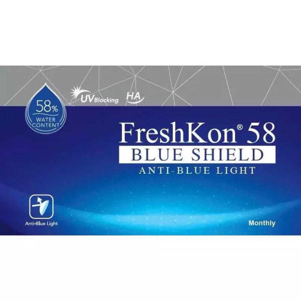 SOFTLENS FRESHKON BENING BLUE SHIELD ANTI BLUE LIGHT MINUS -0.50 SD -10.00