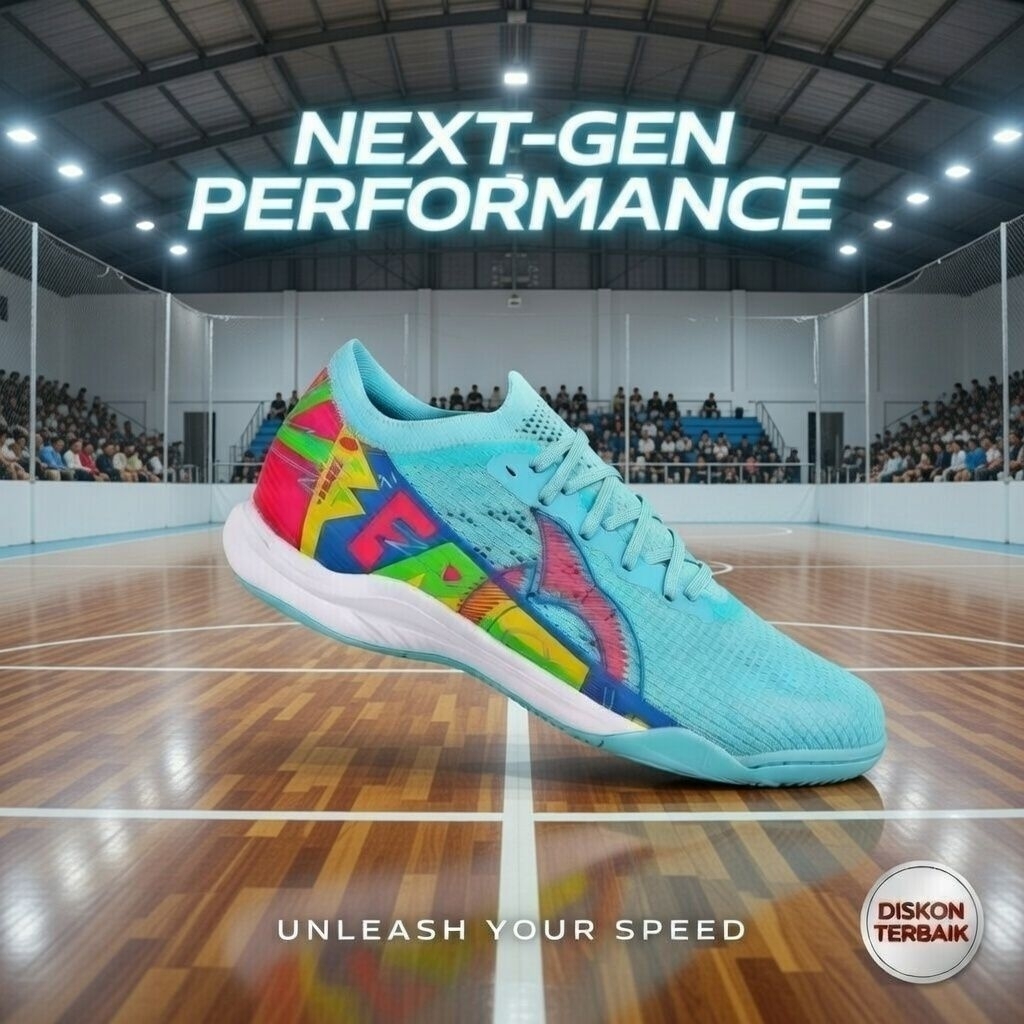 Ortuseight sepatu futsal catalyst liberte v4 FG ringan, nyaman di pakai sol tahan lama