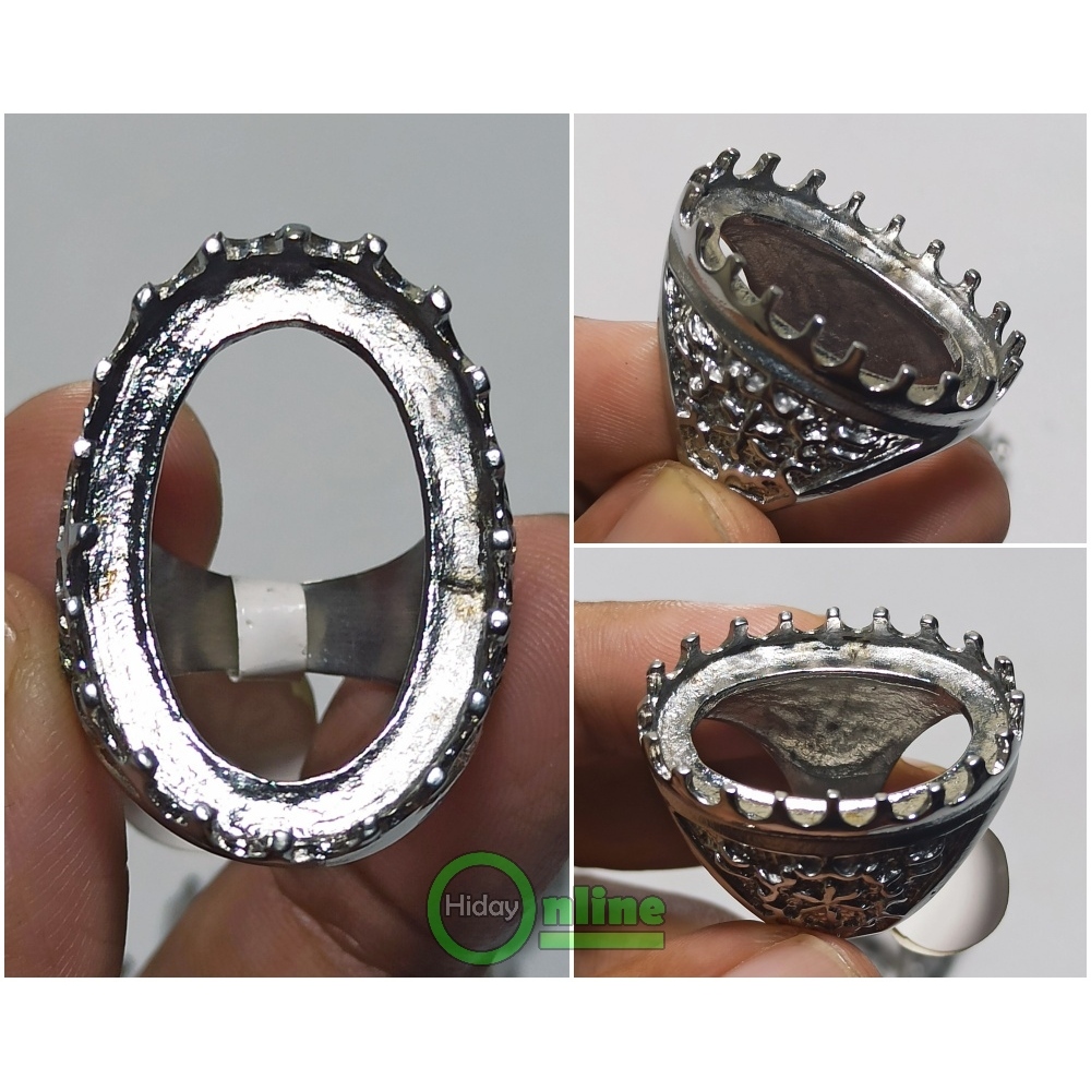 EMBAN RING CINCIN TITANIUM  BERGERIGI JUMBO