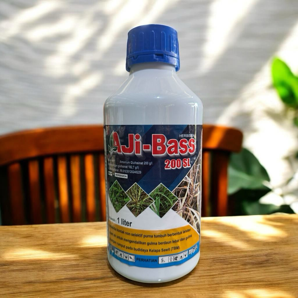 Herbisida AJI BASS 200 SL 1 Liter - Ampuh Untuk gulma lulangan
