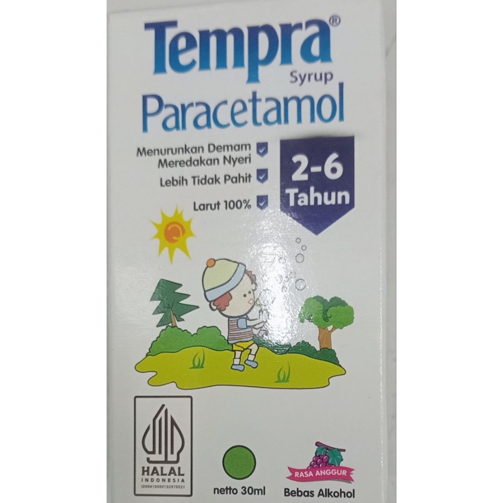 Tempra Syrup Paracetamol 30 gr