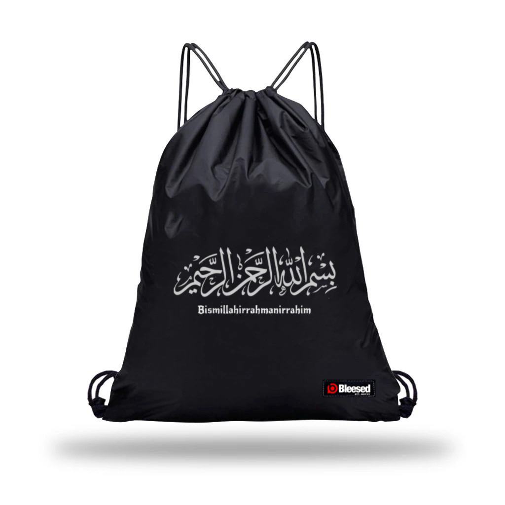 Bleesed - Tas Serut Anak muslim mengaji tulisan Arab Unisek pria wanita