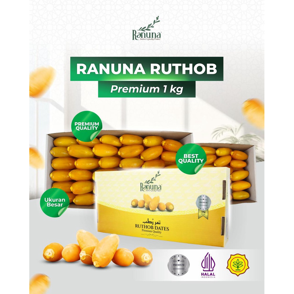 Ruthob Ranuna 1 Kg | Kurma Ruthob 1 Kg | Kurma Muda 1 Kg