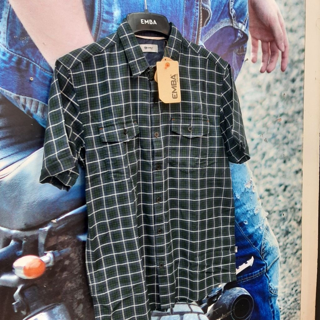 kemeja emba jeans