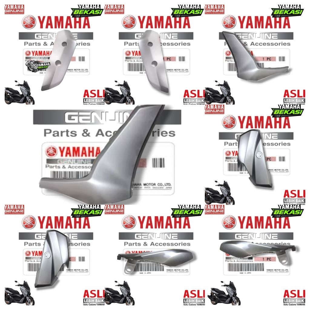 COVER BODY HALUS NMAX NEO NMAX TURBO NMAX TECH SILVER FULL SET ORIGINAL