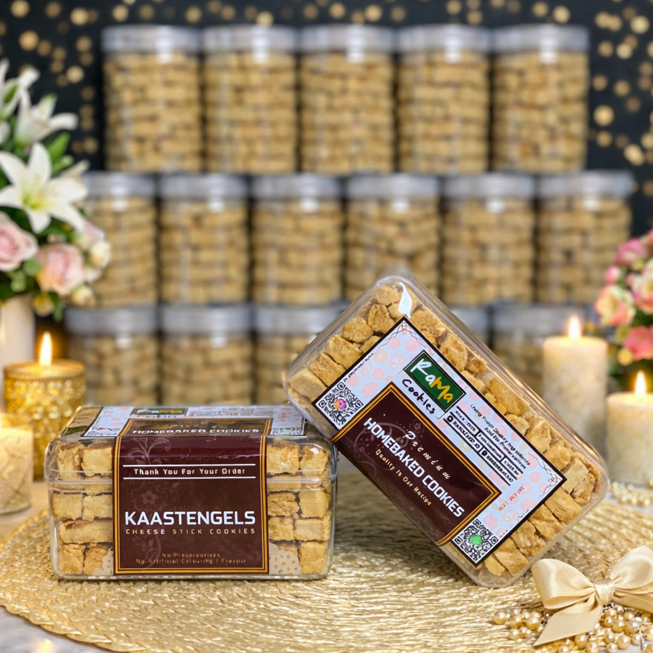 KASTENGEL Triple Cheese Edam Parmesan Cheddar Premium Wisman | Hardtop 350gr & Kemasan Jar 750ml | Spesial Kue Kering Lebaran by RaMaChef