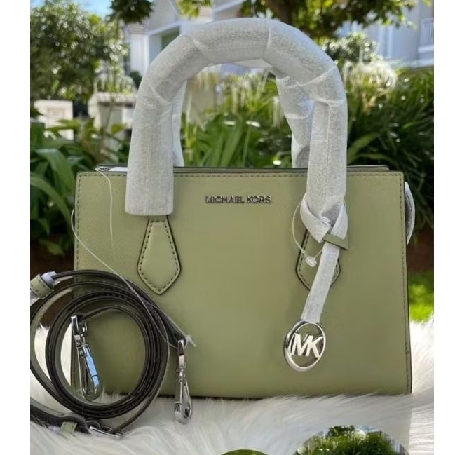 tas selempang wanita Sheila mk small satchel sage