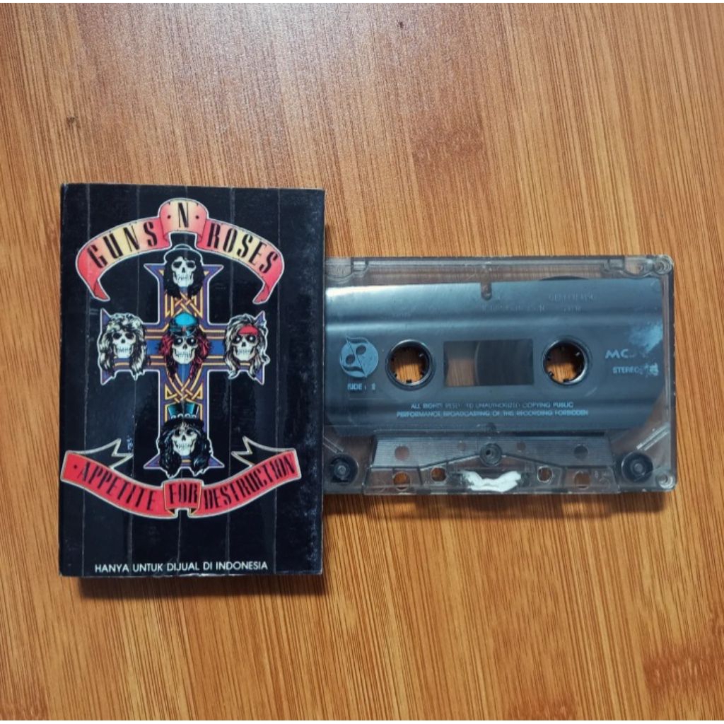 Kaset Guns N Roses - Appetite For Destruction