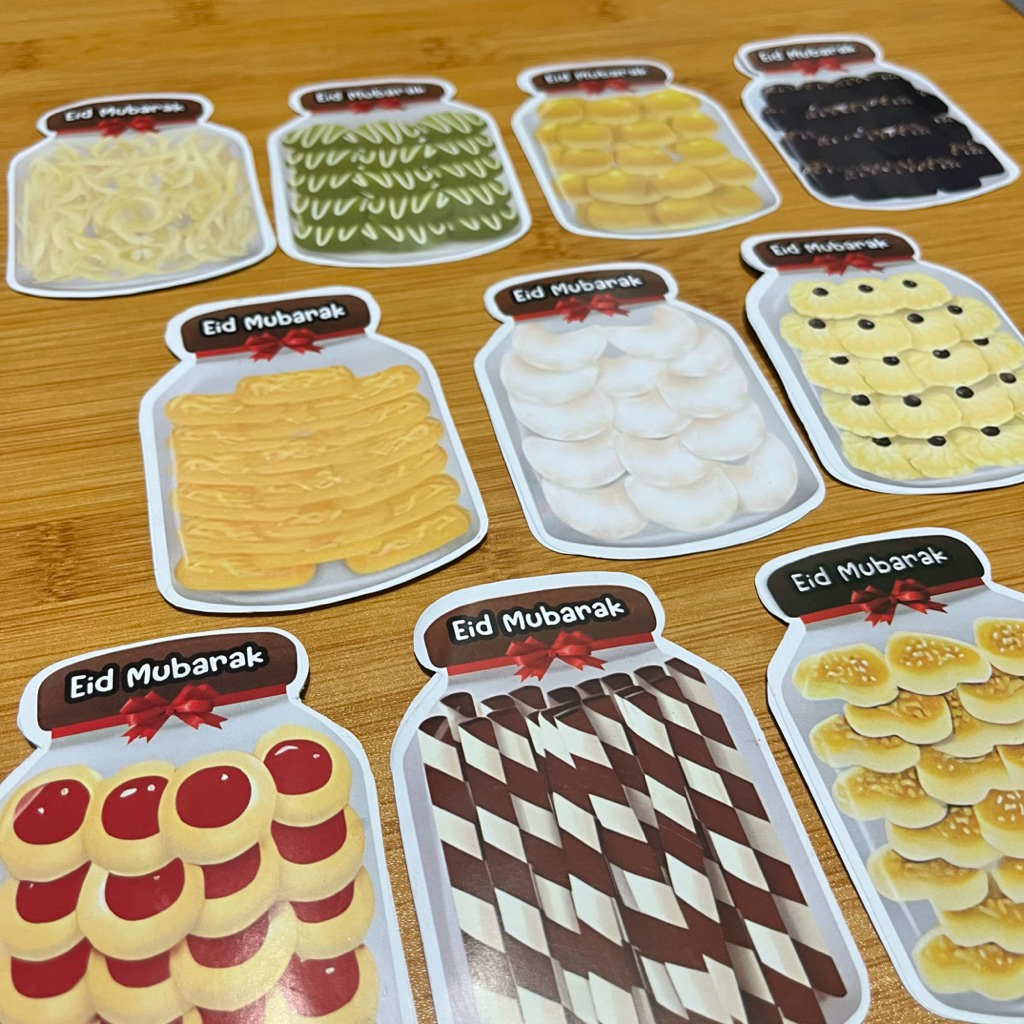 Amplop Lebaran TOPLES KUE 3D (motif bolak balik)