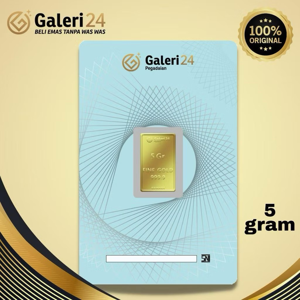 LOGAM MULIA Galeri 24 5 Gram / COD Jakarta Selatan