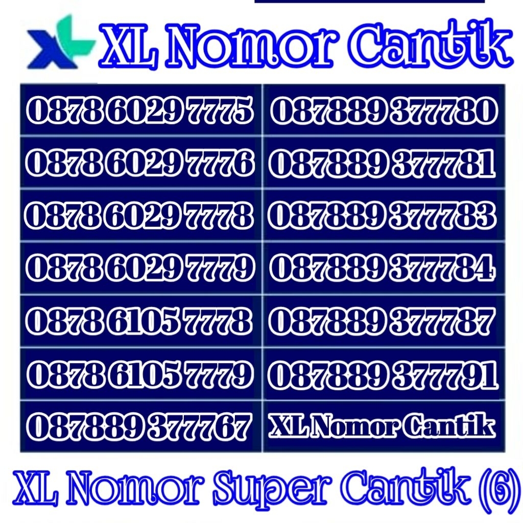 promo perdana XL nomor cantik 11 Digit(Cek Deskripsi)