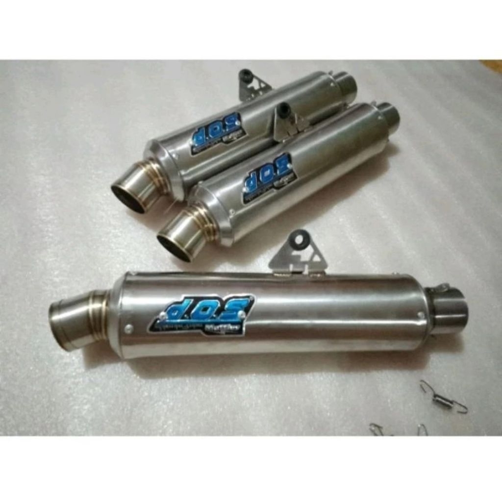 Silincer slenser Slencer Dos Bulat Jenong Panjang 30cm Diameter 50mm suara bass ulem...