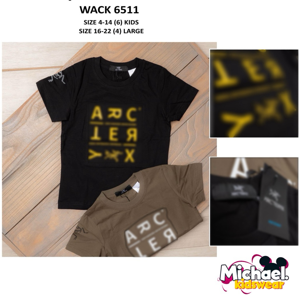 baju kaos oblong tshirt WACK 6511 anak cowok/laki laki bahan dijamin keren,nyaman & stylist