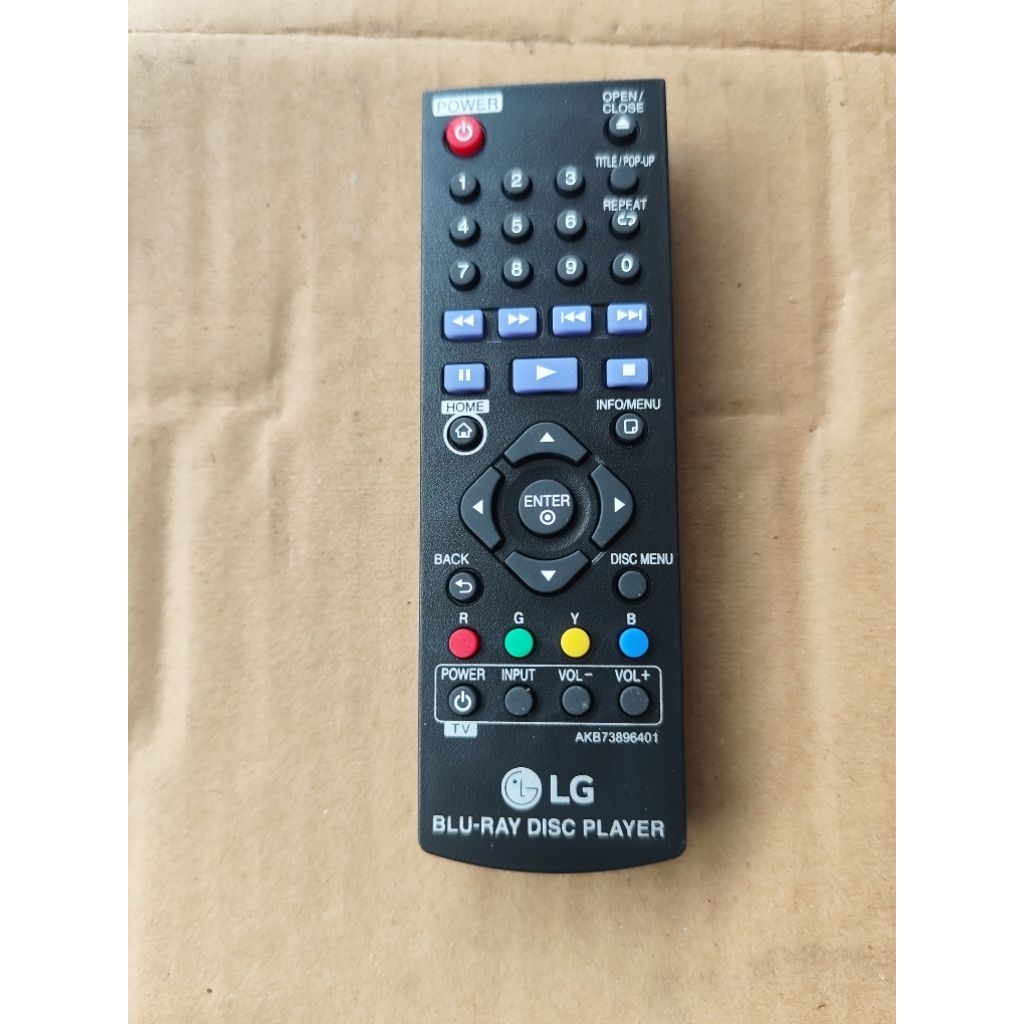Remote LG BLU-RAY DISC PLAYER Original, Tahan Lama