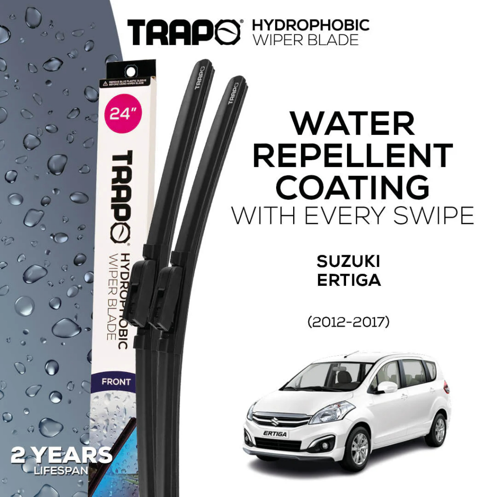 Wiper Mobil Trapo Hydrophobic Wiper Blade Suzuki Ertiga (2012-2017) Wiper Ertiga