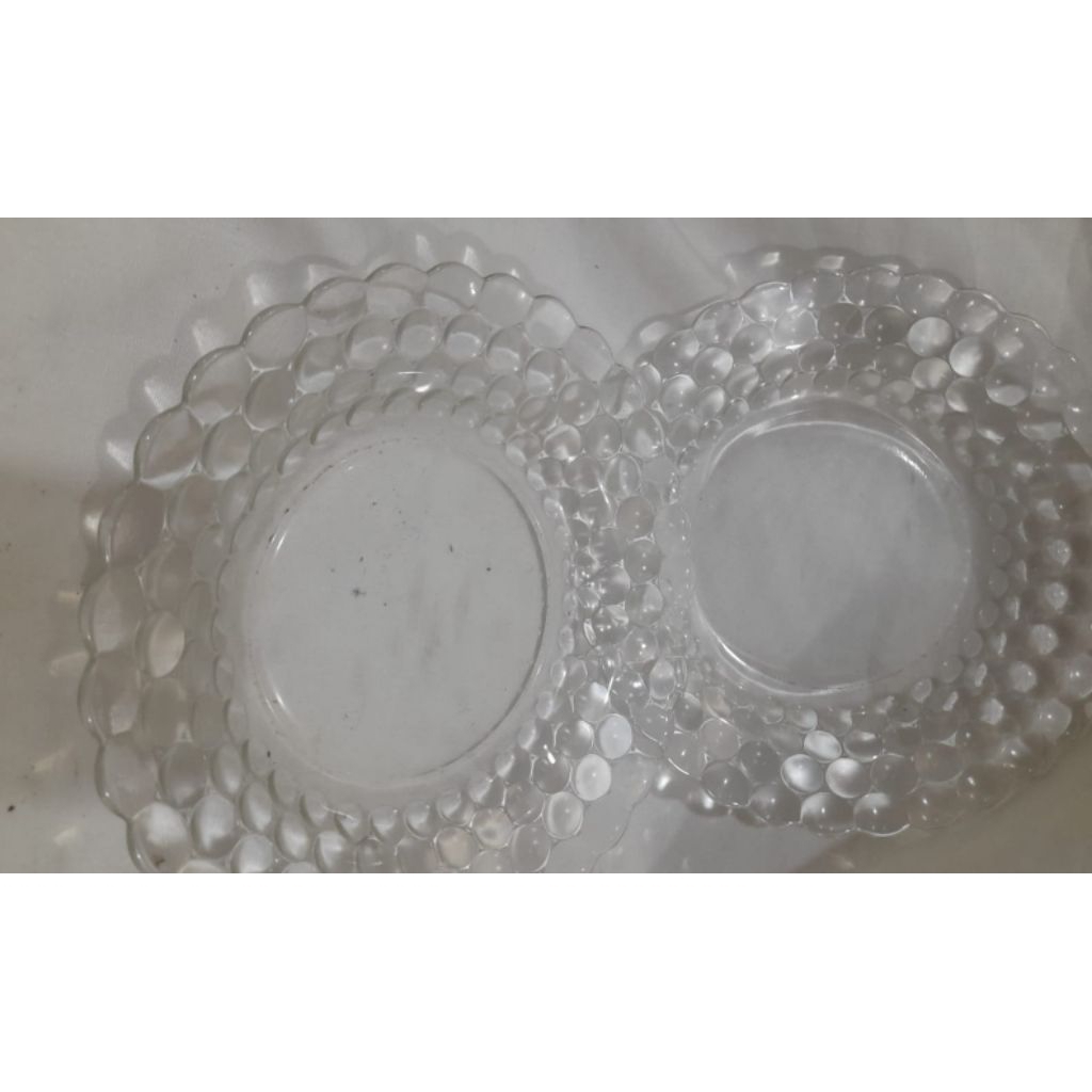 Piring kaca cantik 9 inchi